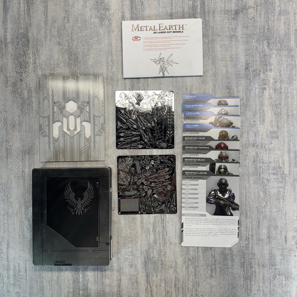 Metal Earth Halo 5 Guardian with Hardcase NO GAME Unpunched